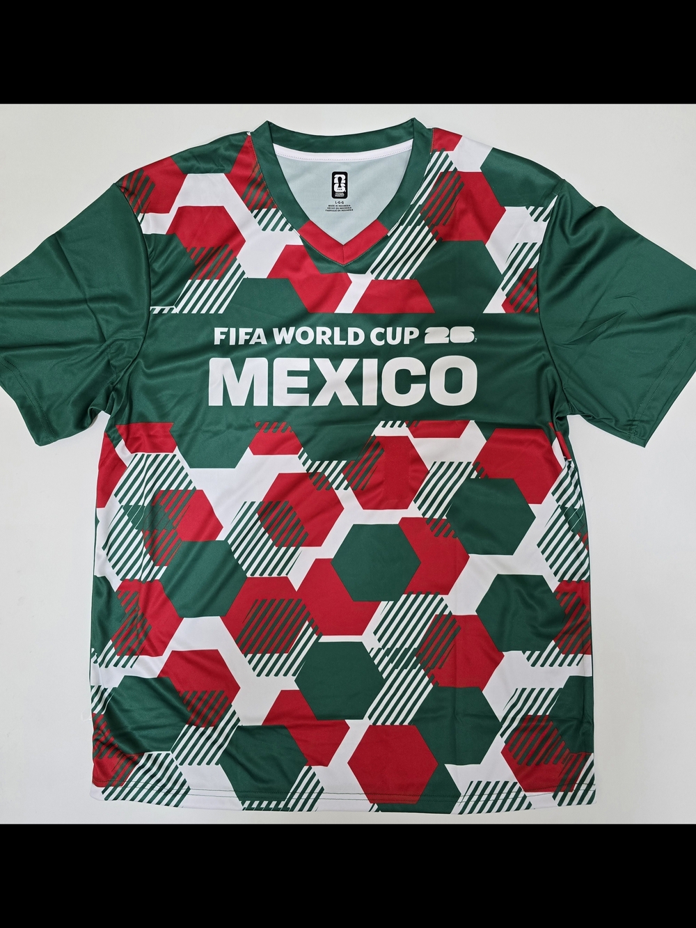 FIFA World Cup Mexico Graphic Soccer Jersey - Green/Red/White